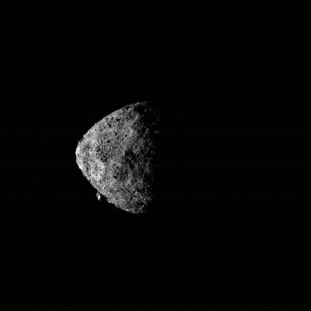 Asteroid Bennu as imaged by MapCam on Dec. 3